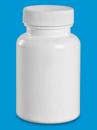 120 cc 4 Ounce Packer Bottles With Screw Caps White HDPE