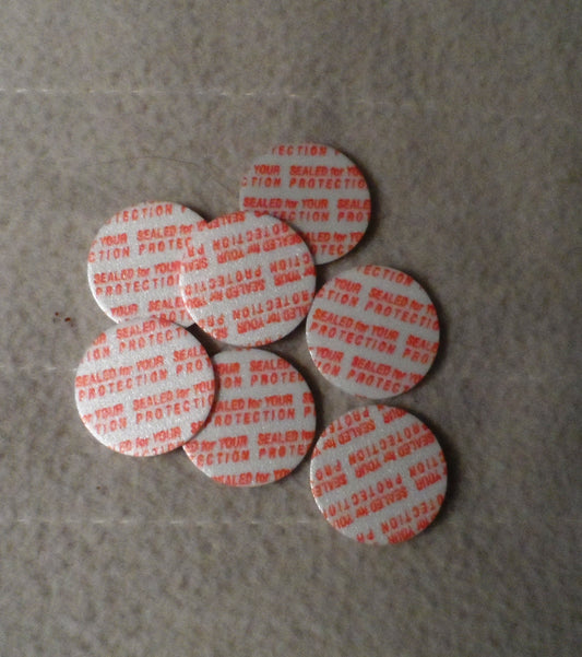 Foam Bottle Safety Seals Various Opening Sizes