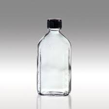 6 Ounce Pure Heavy Glass Graduated Oval Bottles With 24-400 Caps Included-Pharmaceutical Grade-48 State US Shipping Included