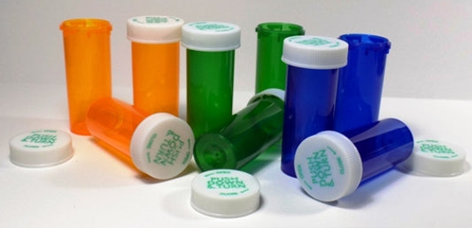 Medicine Vials With Child-Resistant Caps 6 Dram